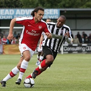 Nacer Barazite (Arsenal) Daniel Brown (Maidenhead). Maidenhead 1: 7 Arsenal