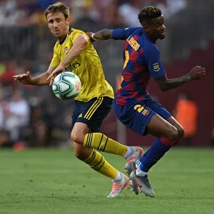 Nacho Monreal vs Semedo: A Clash of Titans in FC Barcelona vs Arsenal Pre-Season Friendly (2019)
