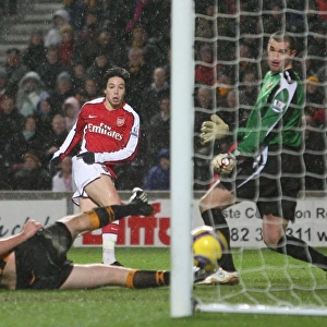 Nasri Scores the Second: Arsenal's Dominance over Hull City (17/1/2009)