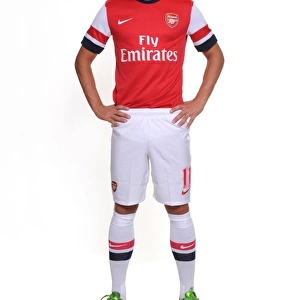 New Signing Mesut Ozil at Arsenal Photo Shoot in Munich