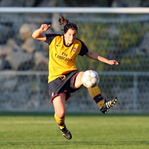 Niamh Fahey in Action: Arsenal Crushes Neulengbach 6-0 in UEFA Cup