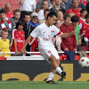 Nico Yennaris (Arsenal). Arsenal 3: 2 Celtic. Emirates Cup Pre Season. Emirates Stadium
