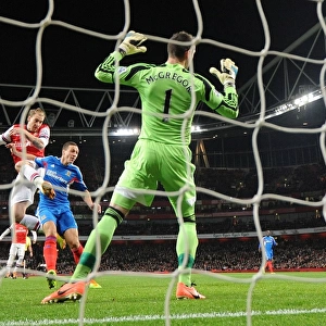 Nicolas Bendtner Scores Dramatic Goal Past Allan McGregor and James Chester in Arsenal's Victory over Hull City (2013-14)