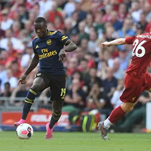 Nicolas Pepe Evades Andy Robertson: Liverpool vs. Arsenal, Premier League 2019-20