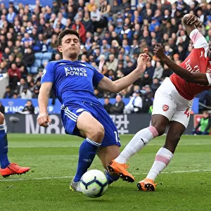 Nketiah vs. Maguire: A Premier League Battle at The King Power