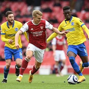 Odegaard vs Bissouma: Intense Midfield Battle - Arsenal vs Brighton (2020-21)
