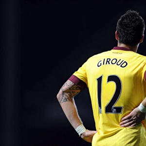 Olivier Giroud in Action: Arsenal vs. West Ham United, Premier League 2012-13