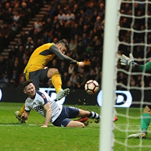 Olivier Giroud Scores as Arsenal Advance in FA Cup: Preston North End vs Arsenal