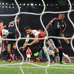 Olivier Giroud Scores First Goal Against Bayern Munich in 2015: Arsenal vs Bayern Champions League Clash