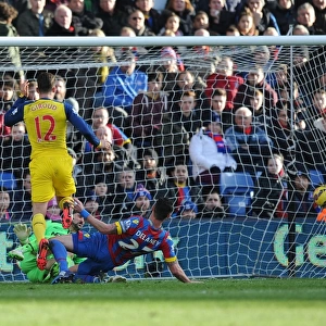 Olivier Giroud Scores the Second Goal: Crystal Palace vs. Arsenal, Premier League 2014-15