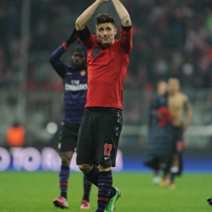 Olivier Giroud's Farewell Wave: Arsenal's Champions League Exit vs. Bayern Munich (2012-13)