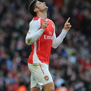 Olivier Giroud's Thrilling Goal: Arsenal Takes 1st Lead Over Middlesbrough in FA Cup
