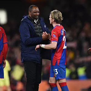 Patrick Vieira and Conor Gallagher Celebrate Crystal Palace's Victory Over Arsenal in the Premier League