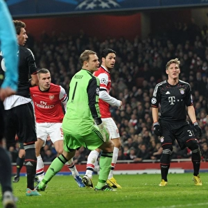 Podolski's Stunning Header: Arsenal's Shocking Upset Against Neuer and Alaba in the Champions League, 2012-13