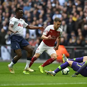 Ramsey Strikes: Dramatic Goal Against Tottenham Amidst Wanyama and Lloris Pressure (Premier League 2018-19)