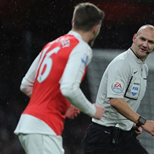 Referee Bobby Madley Overssees Arsenal vs Swansea City Clash in Premier League, 2016