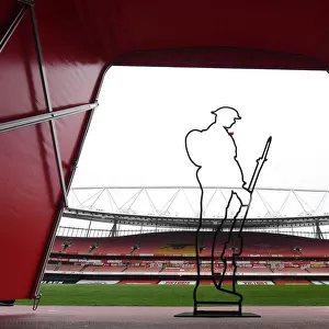 Remembrance Day at Empty Emirates Stadium: Arsenal vs Aston Villa, Premier League 2020-21