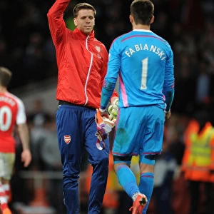 A Reunion of Goalkeepers: Szczesny and Fabianski Face Off at the Emirates, Arsenal vs Swansea City, Premier League 2014/15