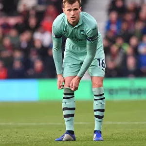 Rob Holding in Action: Arsenal vs. AFC Bournemouth, Premier League 2018-19