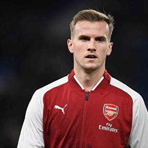 Rob Holding: Arsenal's Defensive Fortress at Chelsea's Stamford Bridge - Carabao Cup Semi-Final, 2018