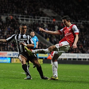 Robin van Persie (Arsenal) has his goal dissalowed for offside. Newcastle United 4