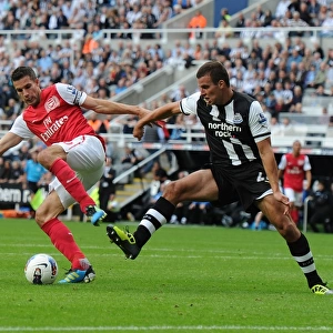 Robin van Persie vs. Ryan Taylor: Clash at St. James Park (Newcastle United vs. Arsenal, 2011-12)