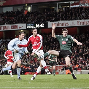 Robin van Persie's Brace: Arsenal's 3rd Goal vs. Plymouth Argyle in FA Cup (3-1)