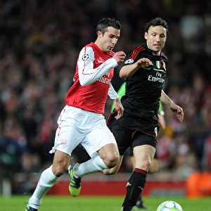 Robin van Persie's Hat-Trick: Arsenal's Triumph over AC Milan in the UEFA Champions League (3-0)