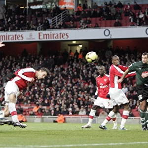 Robin van Persie's Historic Debut Goal: Arsenal's FA Cup Triumph over Plymouth Argyle (2009)
