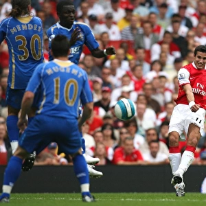 Robin van Persie's Strike: Arsenal's 3-1 Victory Over Portsmouth in the Barclays Premier League (September 2, 2007)