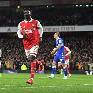 Saka Scores First: Arsenal Triumphs Over Everton in Premier League Clash