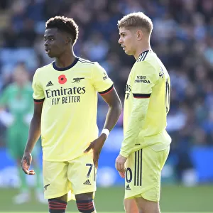 Saka and Smith Rowe in Action: Arsenal vs Leicester City (2021-22)
