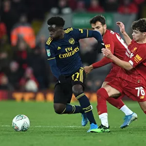 Saka vs Williams: Intense Battle in Liverpool v Arsenal Carabao Cup Clash