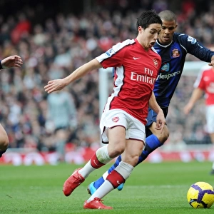 Samir Nasri (Arsenal) Frazier Campbell (Sunderland). Arsenal 2: 0 Sunderland