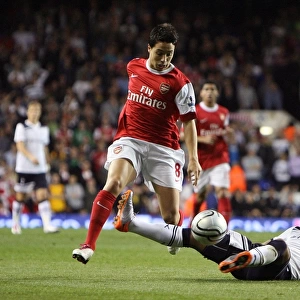 Samir Nasri (Arsenal) Giovani Dos Santos (Tottenham). Tottenham Hotspur 1: 4 Arsenal (aet)