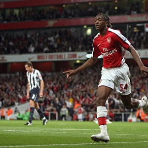 Sanchez Watt's Thrilling Goal: Arsenal Takes the Lead 1-0 vs. West Bromwich Albion, Carling Cup 3rd Round