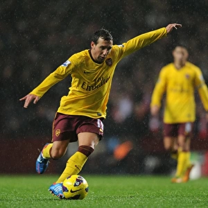 Santi Cazorla: In Action for Arsenal Against Aston Villa (2012-13)