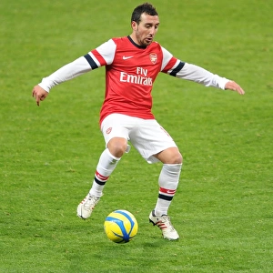 Santi Cazorla (Arsenal). Arsenal 1: 0 Swansea City. FA Cup 3rd Round replay. Emirates Stadium