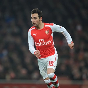 Santi Cazorla: Arsenal's FA Cup Star in Action Against Hull City (2014-15)