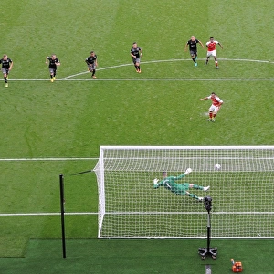 Santi Cazorla Scores Penalty Goal: Arsenal vs Southampton (2016-17)