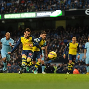 Season 2014-15 Framed Print Collection: Manchester City v Arsenal 2014-15