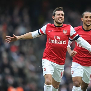 Santi Cazorla's Goal: Arsenal vs. Aston Villa, Premier League 2012-13