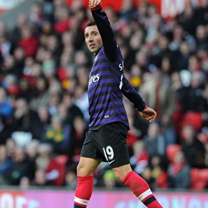 Santi Cazorla's Goal: Manchester United vs. Arsenal, Premier League 2012-13