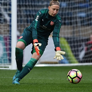 Sari Van Veenendaal in Action: Arsenal Women's Super League Victory over Reading FC