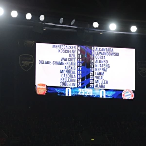 Scoreless Showdown: Arsenal FC vs. FC Bayern Munchen in the Champions League at Emirates Stadium, 2015