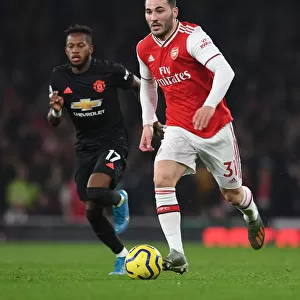 Sead Kolasinac in Action: Arsenal vs Manchester United, Premier League 2019-2020