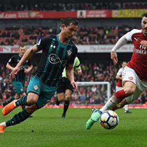 Sead Kolasinac vs. Cedric: Intense Battle in Arsenal vs. Southampton Premier League Clash
