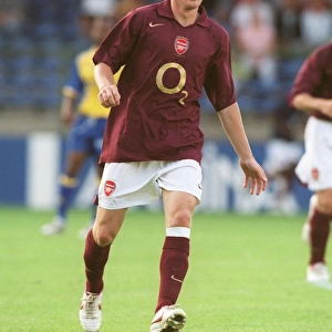 Sebastian Larsson in Action: Arsenal vs. Beveren - Pre-Season Friendly, 2005