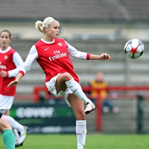 Steph Houghton (Arsenal). Arsenal Ladies 9: 0 ZFK Masinac. UEFA Womens Champions League