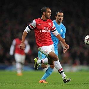 Theo Walcott in Action: Arsenal vs Olympique de Marseille, UEFA Champions League (2013)